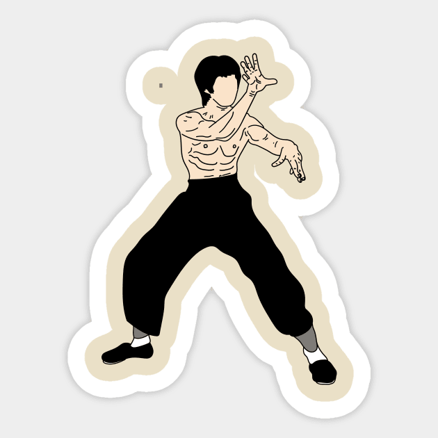 Chinese Kung fu Sticker by People Mask